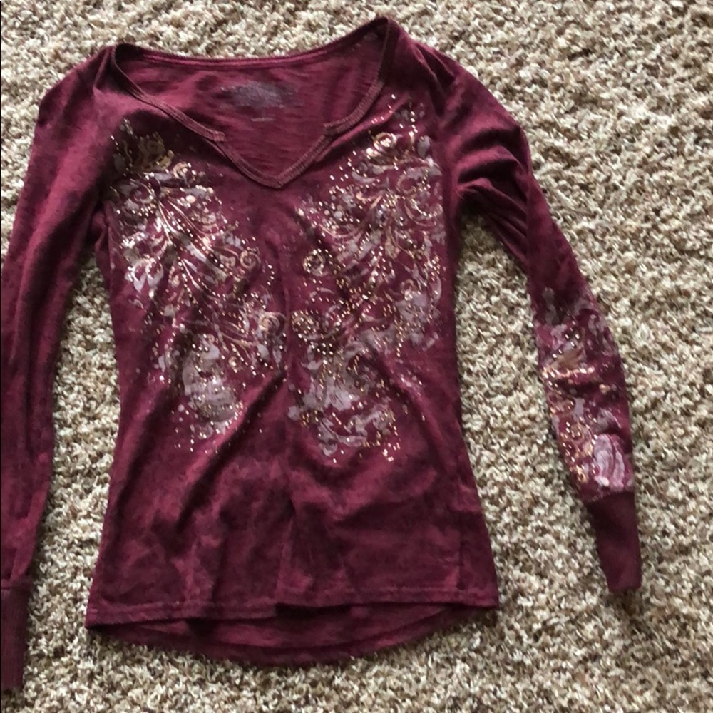 Maroon long sleeve